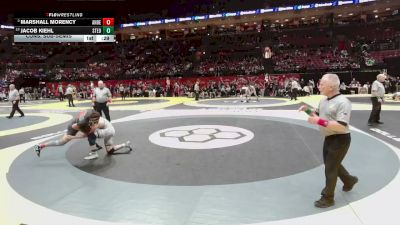 144 lbs Cons. Sub-semis - Jacob Kiehl, St. Edward vs Marshall Morency, Anderson