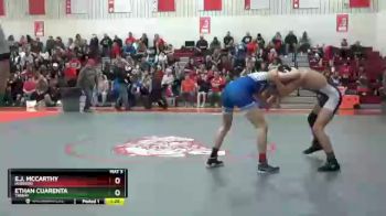 113 lbs Semifinal - Ethan Cuarenta, Triway vs E.J. McCarthy, Hubbard