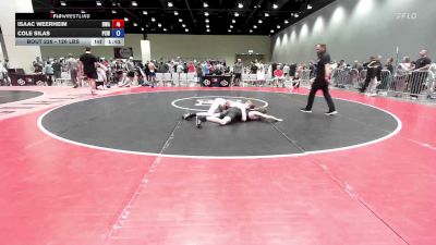 126 lbs Champ. Rd Of 16 - Isaac Weerheim, Heartland Wrestling Academy vs Cole Silas, Putnam City West