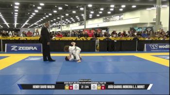 João Gabriel Moreira L. L. Moret vs Henry David Walsh 2026 IBJJF Jiu-Jitsu CON International