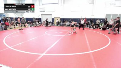 114 lbs 3rd Place - Landon Haub, The Asylum White-HS vs Mac Mustafa, Dayton Bandits-HS