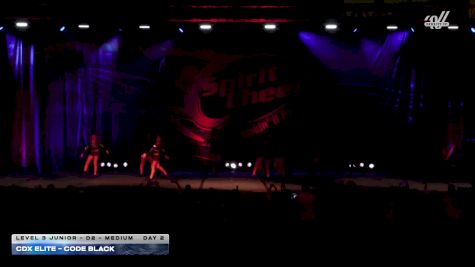 CDX Elite - Code Black [2026 L3 Junior - D2 - Medium Day 2] 2026 Spirit Cheer Grand Nationals