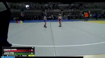 45 lbs Semis (4 Team) - Hudson Hofer, Rocori vs Jaxon Voss, Brainerd/Pillager