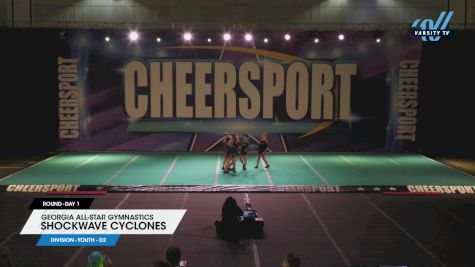 Georgia All-Star Gymnastics - Shockwave Cyclones [2023 L1 Youth - D2 Day 1] 2023 CHEERSPORT Cartersville Classic