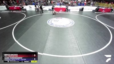 97 lbs Quarterfinal - Bryce Dacoco, Tracy Wrestling Club vs Haris Nurakhunov, Community Youth Center - Concord Campus Wrestling