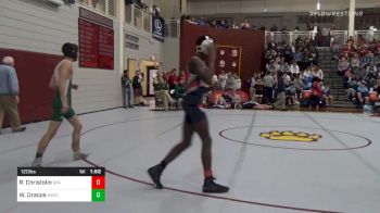 Prelims - Ronnie Christolin, Green Farms Academy vs Will Dracos, The Westminster Schools