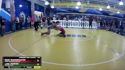 138 lbs Cons. Semi - Luke Siwinski, Victory Elite vs Ricky Bowermaster, Weeki Wachee/caveman