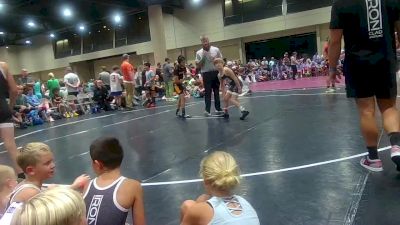 85 lbs Round 4 (6 Team) - Cooper Harwell, Ironclad Koncrete Kids vs AJ Dziedzicki, BHWC/ Dirt Divers