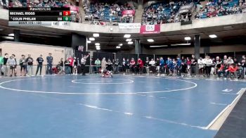 120 lbs Champ. Round 2 - Colin Phelan, Unattached vs Michael Riggs, Unattached