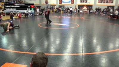69 lbs Cons. Round 2 - Oliver Medlang, Lynx Wrestling Club vs Kai Carlson, Belle Plaine Gold Medal