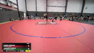 49 lbs Round 2 - James Crisman, Canby Mat Club vs Connor Sample, Elma Wrestling Club