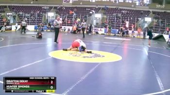 108 lbs Cons. Round 4 - Drayton DeKay, Waverly Sr HS vs Hunter Simonds, Williamson Hs