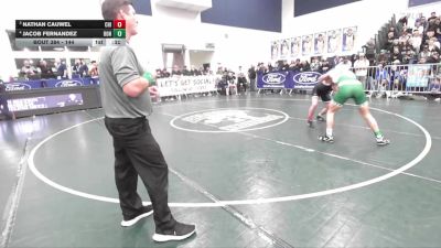 144 lbs 3rd Place Match - Jacob Fernandez, Bonita vs Nathan Cauwel, Chino