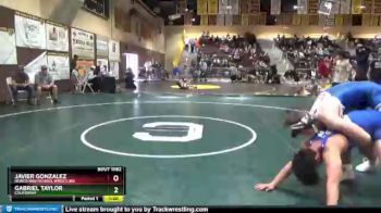195 lbs Round 3 - Javier Gonzalez, Norco High School Wrestling vs Gabriel Taylor, California
