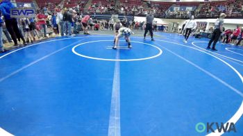 90 lbs Quarterfinal - Brantley Starks, Tecumseh Youth Wrestling vs Phillip Teasley, Standfast