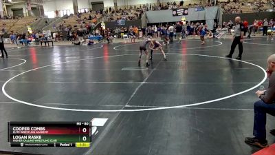 80 lbs Semifinal - Logan Raske, Higher Calling Wrestling Club vs Cooper Combs, Elite Wrestling Academy