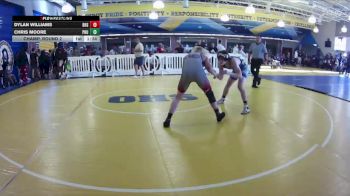 144 lbs Champ. Round 2 - Dylan Williams, Bloomingdale High School vs Chris Moore, Palm Harbor University