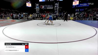 190 lbs Rnd Of 32 - Max Matthias, WI vs Elijah Diakomihalis, NY