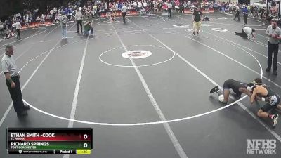 5A 113 lbs Semifinal - Ethan Smith -Cook, Tl Hanna vs Richard Springs, Fort Dorchester