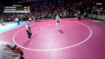 3A 135 lbs 1st Place Match - Evie Davidson, Union vs Nellie Carter, Canyon View