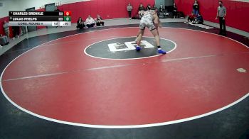 172 lbs Cons. Round 4 - Charles Brenkle, Freedom Area Hs vs Lucas Phelps, North East Hs