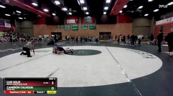 133 lbs Cons. Round 4 - Cameron Calhoun, Cerritos vs Luis Solis, Menlo Wrestling CLub