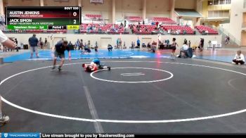 63-65 lbs Round 2 - Austin Jenkins, Madison Youth Wrestling vs Jack Simon, Smoky Mountain Youth Wrestling