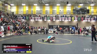 76 lbs Round 2 - Delayna Murillo, Iowa vs Markee Gomez, Sebolt Wrestling Academy
