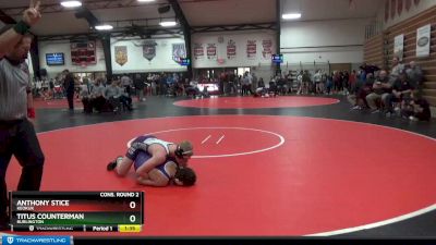 145 lbs Cons. Round 2 - Anthony Stice, Keokuk vs Titus Counterman, Burlington