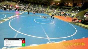 49 lbs Quarterfinal - Judah Williams, Lions Wrestling Academy vs Kohyn Deputy, Orchard WC