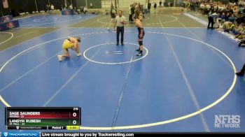 215 lbs Finals (8 Team) - Sage Saunders, Minden vs Landyn Rubesh, St. Paul