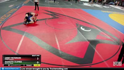 Quarterfinal - Jaret Peterson, Chase County vs Dahkota Zlomke, Battle Creek