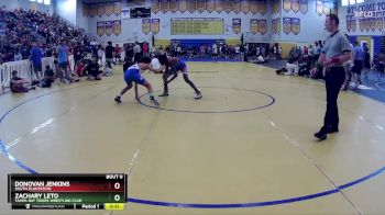 106 lbs Cons. Round 3 - Donovan Jenkins, South Plantation vs Zachary Leto, Tampa Bay Tigers Wrestling Club