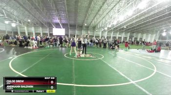 130 lbs Champ. Round 3 - Andriann Baldwin, Tooele vs Chloe Drew, Lehi