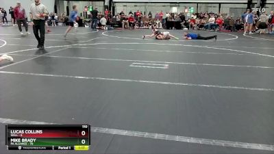 110 lbs Round 1 (4 Team) - Mike Brady, PA Alliance vs Lucas Collins, Wall