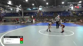 52 lbs Consi Of 4 - Korbin Akerson, Nebraska Boyz vs Jade Adkins, Ggb