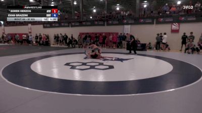 97 kg Semis - Soren Herzog, Air Force Regional Training Center vs Evan Grazzini, Knights RTC