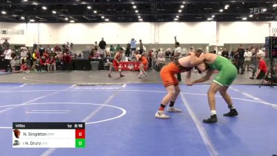 141 lbs C Of 16 #2 - Nash Singleton, Oregon State vs Haiden Drury, Utah Valley