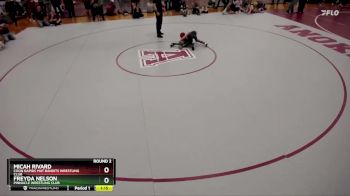 70 lbs Round 2 - Micah Rivard, Coon Rapids Mat Bandits Wrestling Club vs Freyda Nelson, Pinnacle Wrestling Club