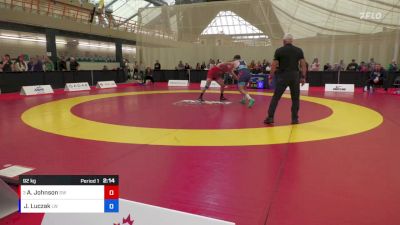 92 kg Round 5 - Andrew Johnson, Saskatoon WC vs Jacob Luczak, Lakehead WC