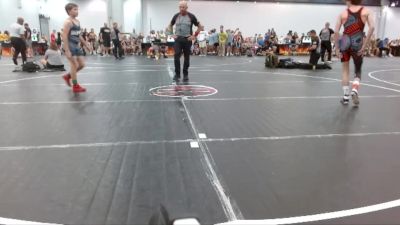96 lbs Round 2 (4 Team) - Zander Hausler, Slate Wrestling Academy vs Ross Branch, Backyard Brawlers Red