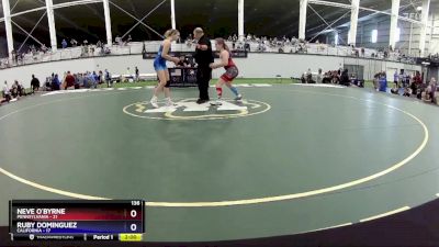136 lbs Round 3 (8 Team) - Neve O`Byrne, Pennsylvania vs Ruby Dominguez, California