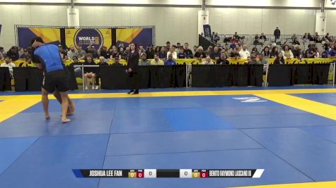 Benito Raymond Lascano III vs Joshua Lee Fan 2024 World IBJJF Jiu-Jitsu No-Gi Championship