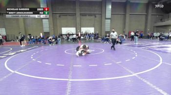 165 lbs Champ. Round 2 - Nicholas Sanders, Liberty North vs Brett Arnoldussen, Pine Creek