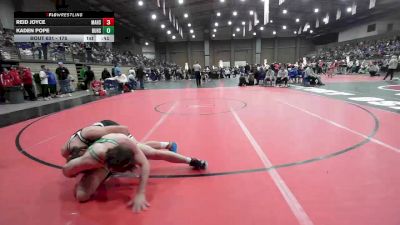 175 lbs Cons. Round 1 - Kaden Pope, Buford vs Reid Joyce, Maize
