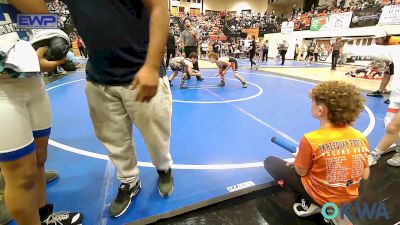 100 lbs Consi Of 8 #2 - Cooper Keys, Tahlequah Wrestling Club vs Clayton Warner, Sallisaw Takedown Club