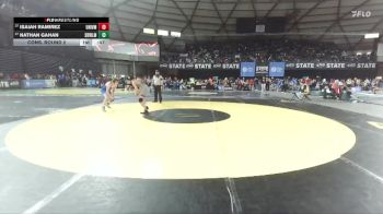 Boys 3A 150 lbs Cons. Round 2 - Nathan Gahan, Sedro-Woolley vs Isaiah Ramirez, University