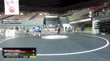 126 lbs Cons. Round 2 - Andrew Lucero, Kaitoa Wrestling Club vs Benjamyn Cabral, Will C Wood High School Wrestling