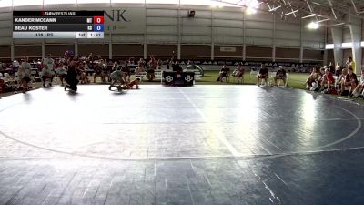 138 lbs Xander McCann, Montana vs Beau Koster, Kansas