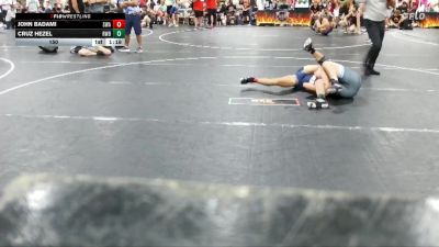 150 lbs Round 2 (4 Team) - Cruz Hezel, RWA Black vs John Badami, Slate Wrestling Academy